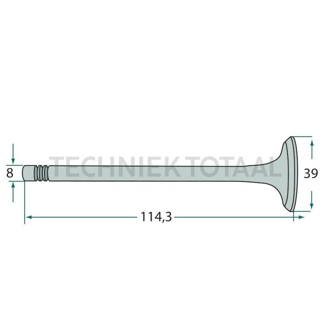 GRANIT Inlet valve engine AD 4.203 Massey Ferguson 65, 165