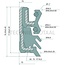DANA Spicer Dichtring Endgetriebe Vorderachse 212, 60 x 75 x 17/18,5 mm | 213.06.015.01