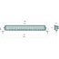 GRANIT LED Fernscheinwerfer Lightbar 54 cm, 40 LED's, 12 / 24 V