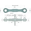GRANIT Mechanische topstang cat. 3/32, 320 - 400 mm, M30 x 3,5