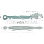 GRANIT Mechanischer Oberlenker Fanghaken/Gewindespindel, Kat. 2/3, 660-945 mm
