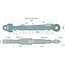 GRANIT Mechanischer Oberlenker cat. 2/25,4-3/32, 625 - 895 mm, M36 x 3