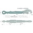 GRANIT Mechanischer Oberlenker cat. 3/32-3/32, 660 - 945 mm, M36 x 3