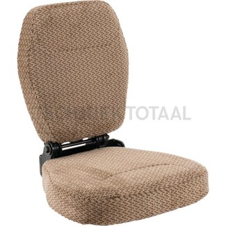 PROBOSS Passenger seat brown, seat cushion 360 mm John Deere