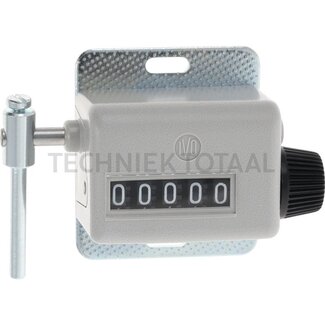 GRANIT Ballenzähler mechanisch 5 Digit, Antriebswelle links, slagrichting rechts