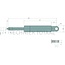 Stabilus Gas strut 800 N, 265 mm