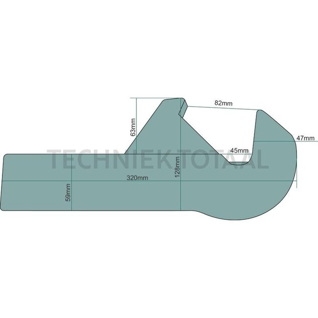 GRANIT Pick-up hooks 320 mm, Ø 25 mm, 70 x 59 mm Case IH, New Holland | 87731770