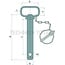 GRANIT Lower link pins Ø 22 mm, C 75 mm, D 93 mm, E 32 mm, B 8 mm