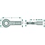 GRANIT Drawbar eye weld-in Ø 35 mm, shank 35 x 35 mm, 185 mm, DIN 8454 | 30001918, 8004765