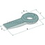 GRANIT Drawbar eye weld-in Ø 52 mm, 14000 kg, nose weight 1000 kg, France