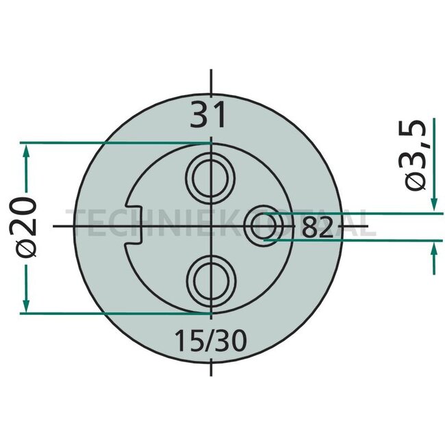 Cobo Stekker 3-polig | 22725033200, 1028157