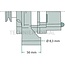 GRANIT Dynamo 14 V / 35 A, flensmaat 56 mm, poelie Ø 68 mm, W-aansluiting | 11.201.096   / K1303, AGN1096E, 01177481, 0511976, 110 641
