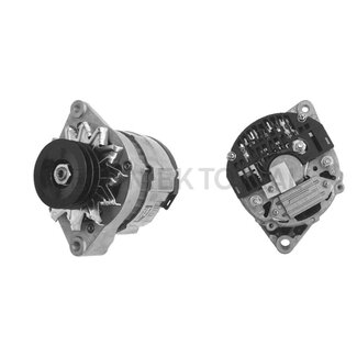 MAHLE Dynamo 14 V, 70 A, poelie Ø 80 mm, riem (2x) 9,7 mm Volvo CE / BM