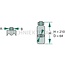 AKS-Dasis Filterdroger airco 210 mm, Ø 64 mm, O-ring Lamborghini, McCormick | 800544N, 0.011.3727.4, 2700-75300, 3541131M91