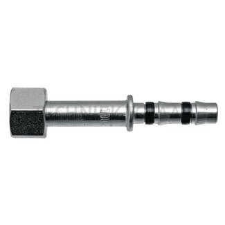 Manuli Rechte Kupplung Innengewinde 5/8”-18-UNF, Gr.6 DN8, 69 mm