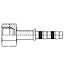 Manuli Rechte koppeling maat 10 DN13, binnendraad 7/8”-14-UNF-2B | 8881400574, C47910-10-10