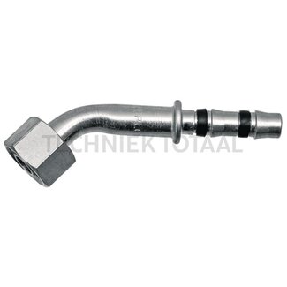Manuli Clutch airco 45° female thread 3/4”-16-UNF, Gr.8 DN10