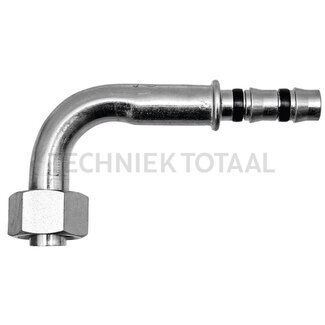 Manuli Koppeling 90° binnendraad 5/8" - 18-UNF, maat 8 DN10