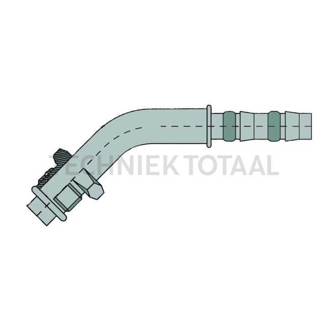 Manuli Kupplung 45° Außengewinde 5/8"-18-UNF, Größe 6 DN8 | 8881400591, C38040-06-06