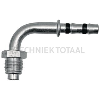 Manuli Kupplung 90° Außengewinde 5/8" - 18-UNF, Größe 6 DN8