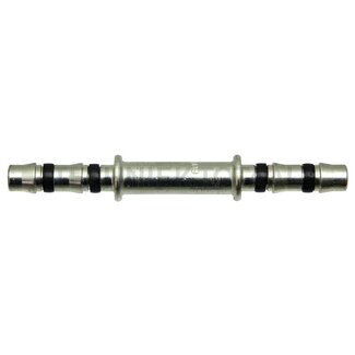 Manuli Rechte koppeling maat 8 DN10, A 124 mm, B 47 mm
