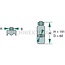 AKS-Dasis Filterdroger airco 191 mm, Ø 60 mm, buitendraad 5/8 - 18UNF | 800045N
