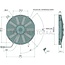 GRANIT Axiaalventilator 12 V, 1280 m³/h | VA09-AP8/C-27A 12V, 870012N