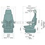 GRAMMER Sitz Actimo XXL luftgefedert 490 mm, MSG97AL/722