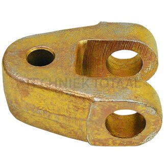 CBM Clevis A 32 mm, D 96 mm, L 68 mm, H 46,5 mm, E 50,5 mm