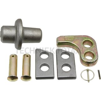 Walterscheid Piton Fix 75 kN, 3000 kg, Ø 46 mm, Piton 50, Metallisch blank