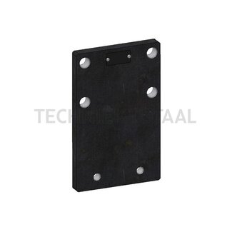 Walterscheid Anschraubplatte 170 x 280 x 20 mm, M16, Lochbild 140 x 80 mm, 6 Löcher