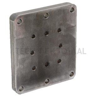 ROCKINGER Bolt-on plate 270 x 240 x 30 mm, M16, hole pattern 100 x 110 x 110 mm