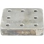 ROCKINGER Welding plate 200 x 190 x 40 mm, M20, hole pattern 130 x 130 x 130 mm