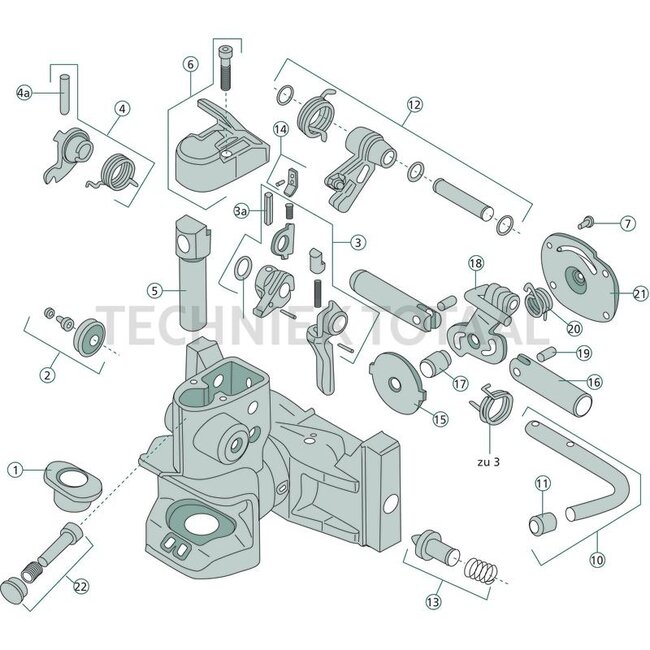 ROCKINGER Lever trailer coupling housing RO860 D, RO860 B | ROE70974
