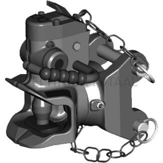 ROCKINGER Aanhangerkoppeling koppelpen 38 mm, 1500 kg, zwart