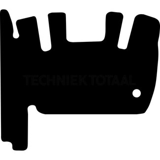 GRANIT Fußmatte velours schwarz Hitachi ZX350CN-7, 4 PEDAL