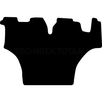 GRANIT Floor covering rubber black New Holland T4F