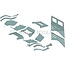 GRANIT Side member right Mercedes-Benz U 424 - U 437 | A4256101310