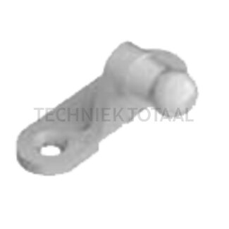 Stabilus Hoekplaat 46,2 x 19 x 21 mm, 500 N, kogel-Ø 10 mm, 28 g