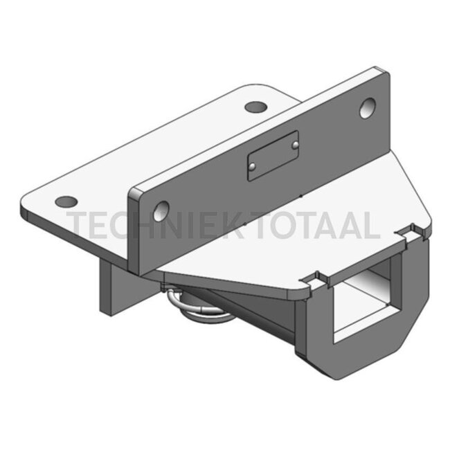 Scharmüller Disselconsole binnenbreedte 81 mm, Kioti grijs, 7,5 kg Deutz-Fahr