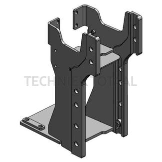 Scharmüller Trekhaakframe rail 200 mm, geleiding 25 mm, 11 kN, 250 kg 2220M