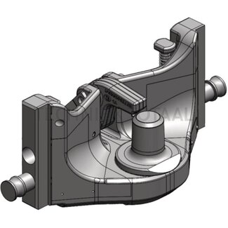 Scharmüller Piton Fix Einsätze 3000 kg, rail 330 mm, Arbeitslänge 67 mm, schwarz