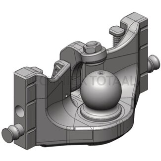 Scharmüller Kogel 80® gegoten rail 333 mm, geleiding 38 mm, 89,3 kN, 4 ton