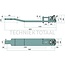 Scharmüller Draagplaat kogel 80, 91,3 kN, 1819 x 250 mm, 1 hartbout
