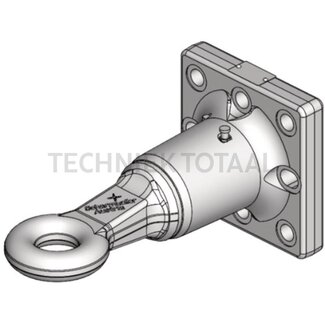 Scharmüller Trekoog cuna Ø 50 mm, werklengte 332 mm, gatenpatroon 145 x 145 mm