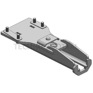 Scharmüller Drawbar bracket black Deutz-Fahr 6115 C - 6135 C