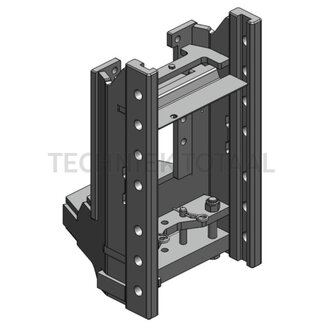 Scharmüller Drawbar frame prepared for drawbar 89,3 kN, 3000 kg, rail 330 mm