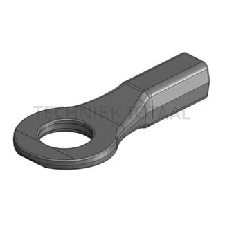 Scharmüller Trekoog ingelast Ø 57,5 mm, werklengte 170 mm, schacht 70 x 75 mm