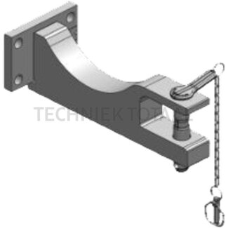Scharmüller Drawbar flange pin-Ø 31,5 mm, working length 390 mm, category 2, M20