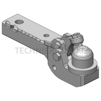 Scharmüller PUH-Einsatz Kugel 80 K80, 60 x 90 mm, 450 mm, boring 32,3 mm